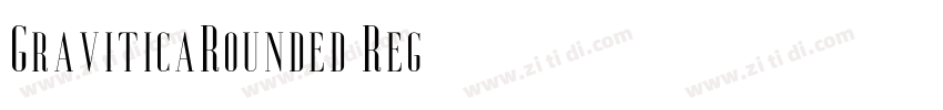 GraviticaRounded Reg字体转换